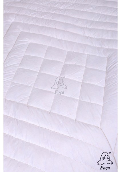 %100 Doğal Pamuk Dolgulu Beyaz Renkli Tek Kişilik Pamuk Yorgan (155 x 215 Cm) fiyatları