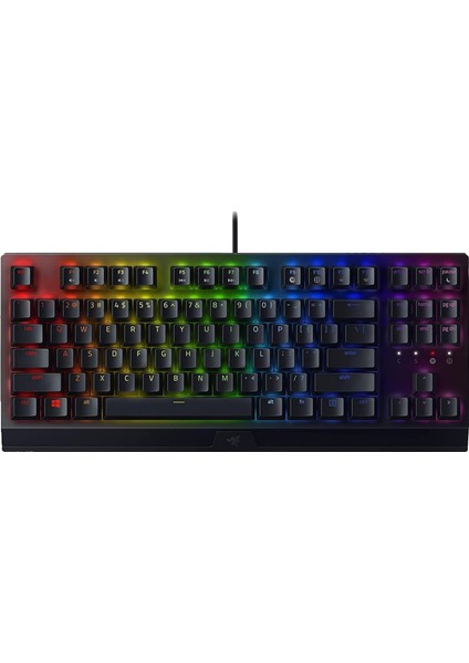 Blackwidow V3 Tenkeyless (Sarı Anahtar) - Kompakt Mekanik Oyun Klavyesi (Sessiz Mekanik Anahta