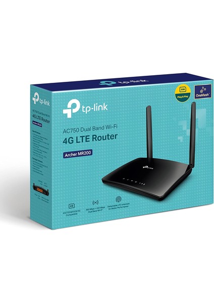 Archer MR200, AC750 Mbps Kablosuz Dual Band 3g/4g Lte Router, Çift Bantlı fırsatları