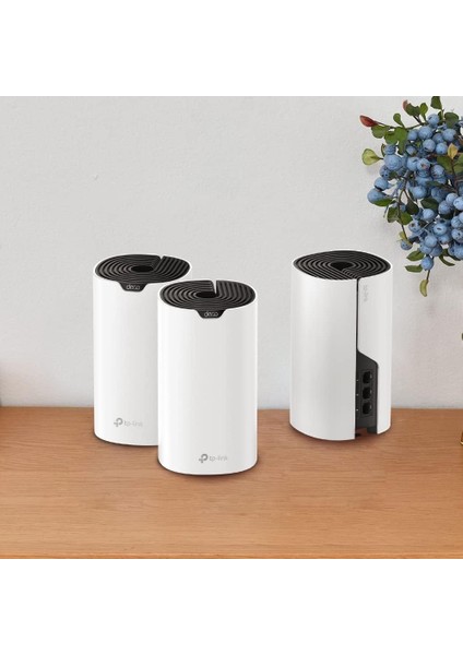 Deco S7 3-Pack, AC1900 Mbps, Dual-Band, Gigabit Portları, 520 M²'ye Kadar Kapsama Alanı, 100 fırsatları