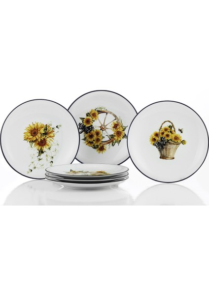 Günebakan 6 Parça 21 cm Servis Tabağı fiyatları