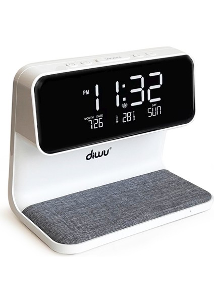 Dijital Işıklı Masa Saati Ve Kablosuz Şarj Aleti fiyatları