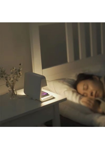 Dijital Işıklı Masa Saati Ve Kablosuz Şarj Aleti fırsatları