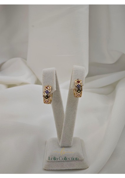 Çelik, Renkli Taşlı Küpe indirimleri