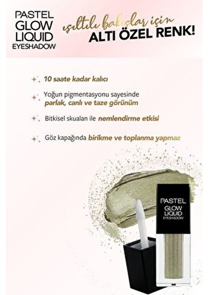 Glow Likit Göz Farı 224 Rainforest Yeşil Tonları ile Doygun Pigment 2,54 gr fırsatları