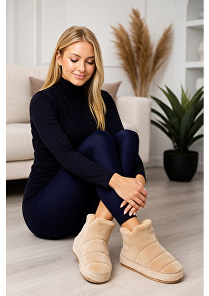 Kadın Ev Botu Hafif Yapı Düz Desen Kış İçin Uygun 30 Derecede Yıkanabilir indirimleri