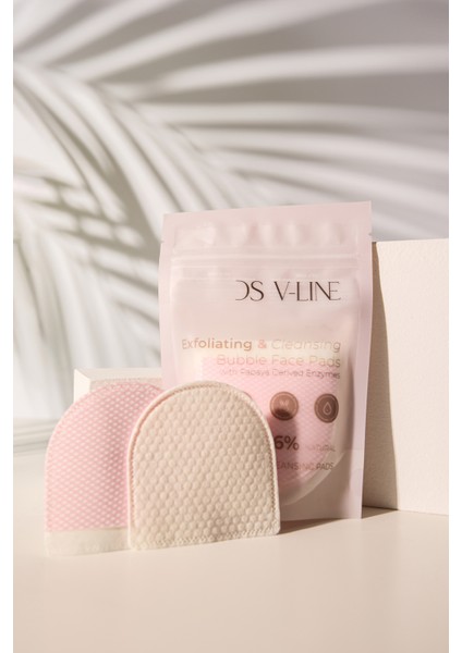 Exfoliating & Cleansing Bubble Pads, Peeling ve Temizleme ile cilgi parlaklaştıran ve sıkılaştıran Ped