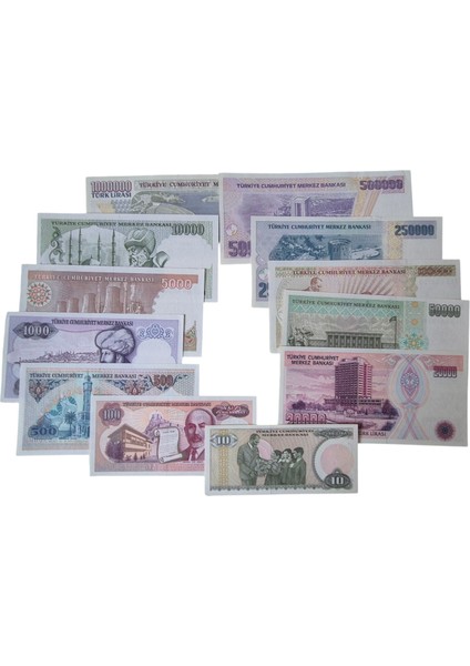 7.emisyon 12 Li Takım Çil Para Lotu