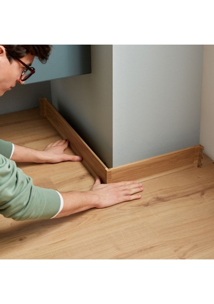 Linela Suya Dayanıklı Pvc Süpürgelik 8 cm - Newcastle Meşe - LNL407 fırsatları