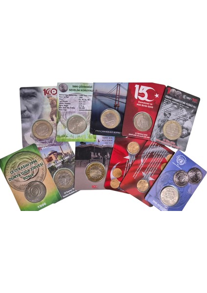 11 Adet Çil Para Lotu Özel Kitinde