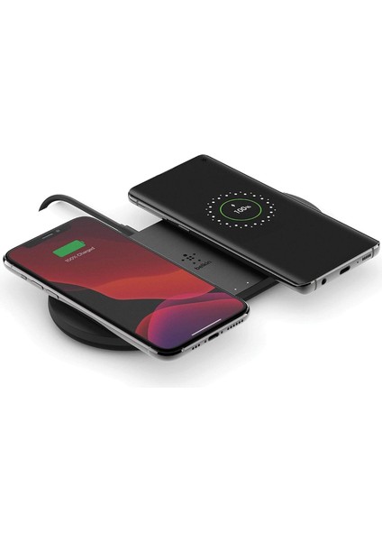 Kablosuz 10 W Çiftli Şarj Cihazı, Iphone 15, 14, 13, 12, Se, 11, Xs, Xr, X, 8, Airpods Pro, S modelleri