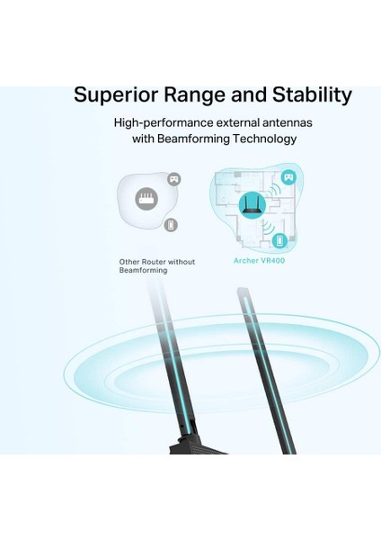 Archer VR400 1200 Mbps Vdsl2 Modem indirimleri