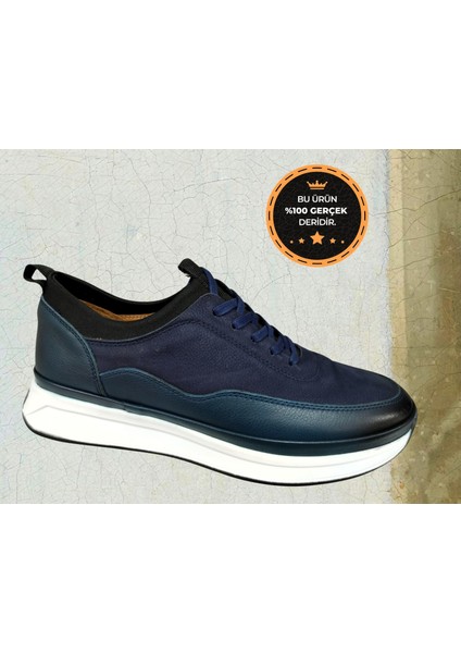 NB-5424 Ortopedik Hakiki Deri Erkek Casual Ayakkabı