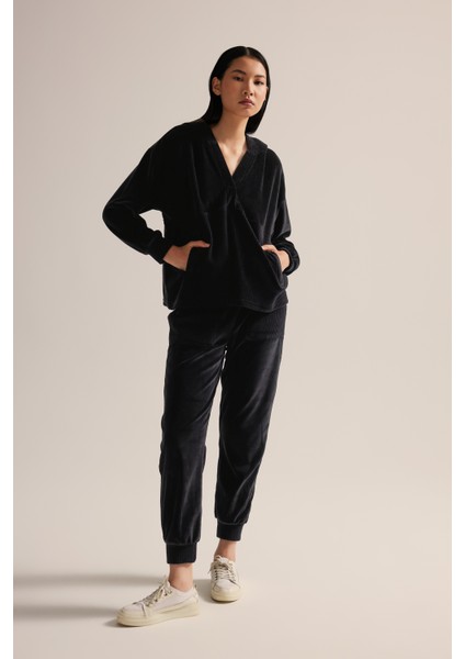 Kadın Pamuklu Kadife Ikili Uzun Eşofman Takımı fiyatları