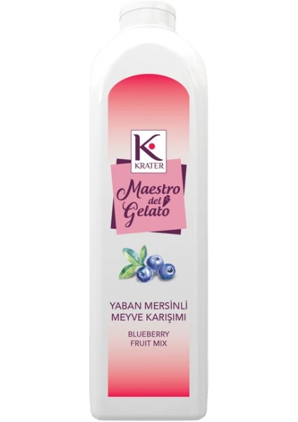 Davinci (Krater) Püre Yaban Mersini Aromalı 1kg (Blueberry)