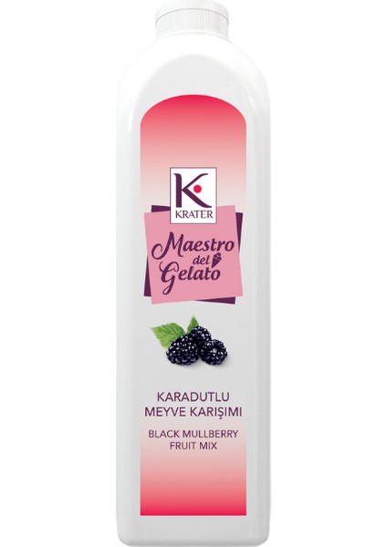 Davinci (Krater) Püre Karadut Aromalı 1kg (B.mulberry)