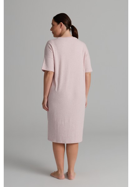 Kadın Plus Size Pamuklu Uzun Kollu Cepli Elbise fırsatları