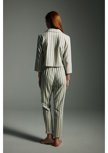 Kadın Pamuklu Uzun Kollu Gömlek Pijama Takımı fırsatları