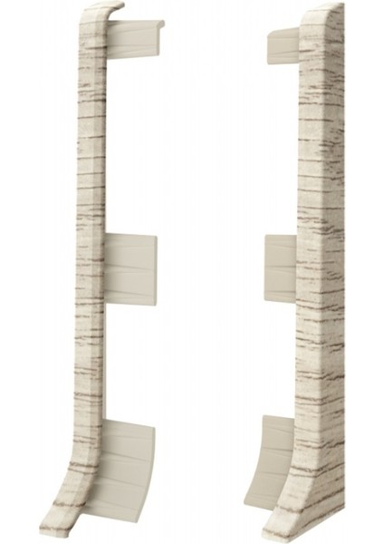 Linela Pvc Süpürgelik Brisbane Meşe - LNL408 Bitiş Kapağı Aksesuarı (1 Paket - 2 Adet)