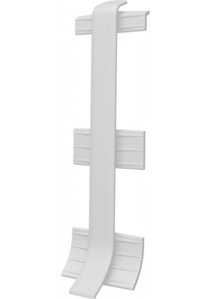 Linela Pvc Süpürgelik Açık Gri - LNL413 Birleşim Aksesuarı (1 Paket - 2 Adet)
