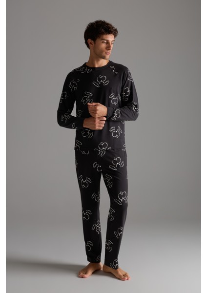 Erkek Pamuklu Reglan Uzun Kollu Pijama Üstü indirimleri