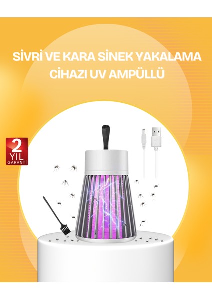 Wizard Sessiz ve Güvenli Sivrisinek Kovucu Lamba