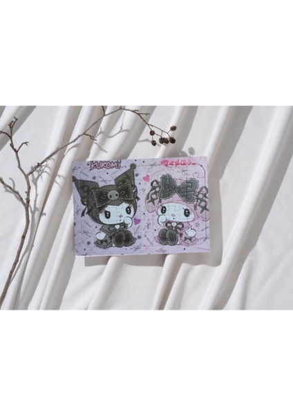 Kuromi ve My Melody Puzzle 24 Parça Yap Boz