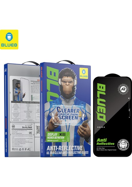 Anti-Reflective iPhone 17 Pro Uyumlu Hizalama Aparatlı Ekrandan Bile Daha Net Cam Ekran Koruyucu