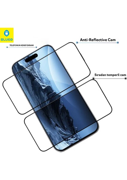 Anti-Reflective iPhone 17 Pro Uyumlu Hizalama Aparatlı Ekrandan Bile Daha Net Cam Ekran Koruyucu indirimleri