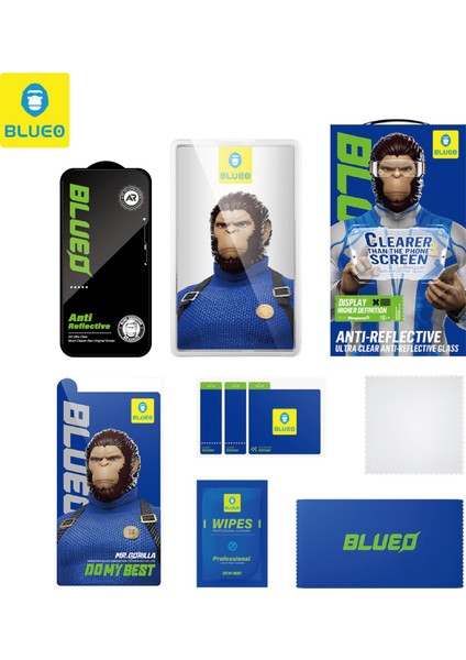 Anti-Reflective iPhone 17 Pro Uyumlu Hizalama Aparatlı Ekrandan Bile Daha Net Cam Ekran Koruyucu