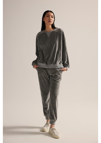 Kadın Modal Kadife Uzun Eşofman Takımı indirimleri