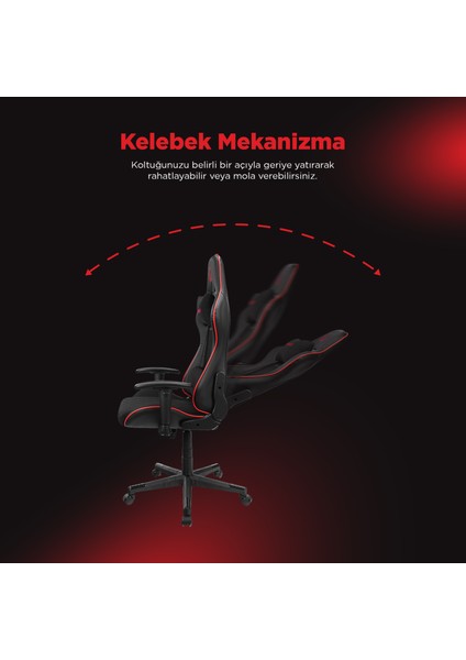 KL-R16 Drape Üst Seviye Terletmez Kumaş Siyah Gaming Oyuncu Koltuğu modelleri