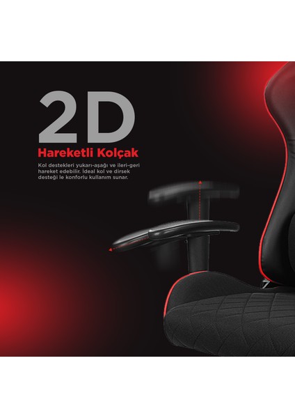 KL-R16 Drape Üst Seviye Terletmez Kumaş Siyah Gaming Oyuncu Koltuğu fırsatları