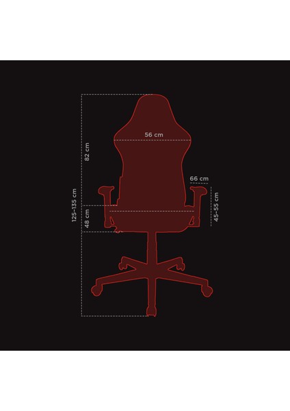 KL-R16 Drape Üst Seviye Terletmez Kumaş Siyah Gaming Oyuncu Koltuğu indirimleri