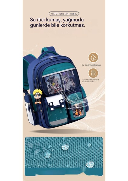 Ilkokul Öğrencileri Naruto Okul Çantası Sırt Çantası Çok Fonksiyonlu Büyük Kapasiteli Leke Dayanıklı Okul (Yurt Dışından) fiyatları