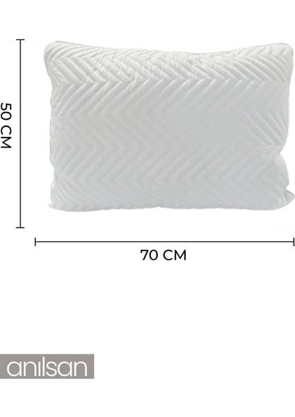 Klimalı Ortopedik Yastık - Yumuşak ve Hava Kanallı 50x70 cm, 800gr Premium Silikon indirimleri