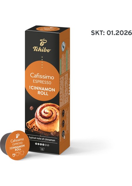 Cafissimo Aromalı Espresso – Tarçınlı Rulo – 10 Kapsül