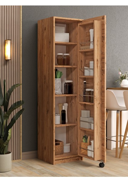 Kuzeylife Novens Çok Amaçlı Erzak-Kiler Dolabı Tek Kapaklı Çam fiyatları