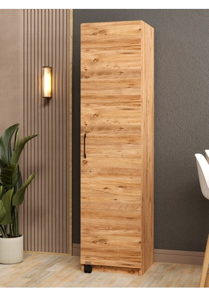 Kuzeylife Novens Çok Amaçlı Erzak-Kiler Dolabı Tek Kapaklı Çam fırsatları