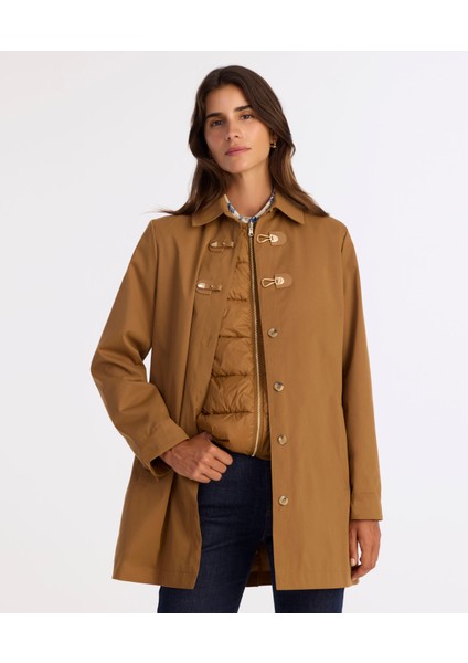 Regular Gömlek Yaka Uzun Kol Pardösü