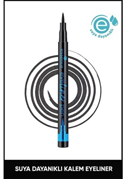 Eyeliner Kalemi Suya Dayanıklı Koyu Siyah Renkli Kolay Uygulama 01 fiyatları