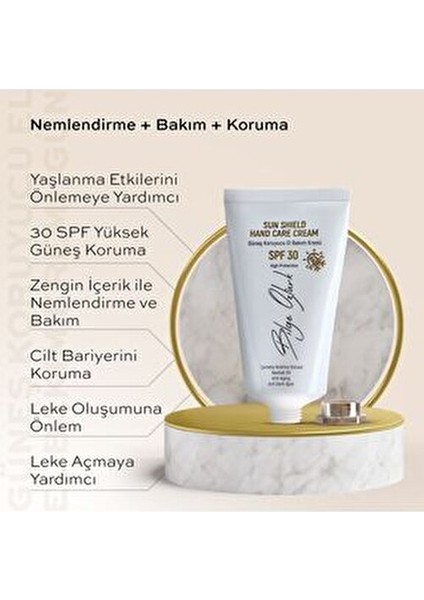 Güneş Koruyucu El Bakım Kremi SPF 30 Tüm Cilt Tipleri İçin 50 ml fırsatları