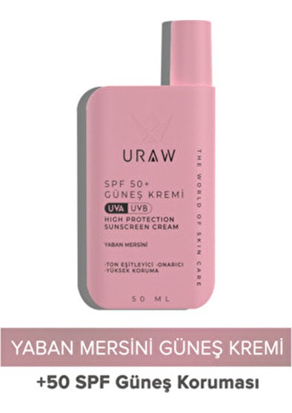 Güneş Kremi 50 ml Yüz İçin Yaban Mersini Özlü 50+ SPF Tüm Cilt Tiplerine Uygun indirimleri