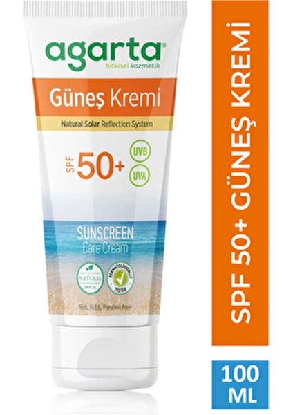 Doğal Güneş Kremi SPF 50 Açık Ten İçin Nemlendirici 100 ml Suya Dayanıklı fiyatları