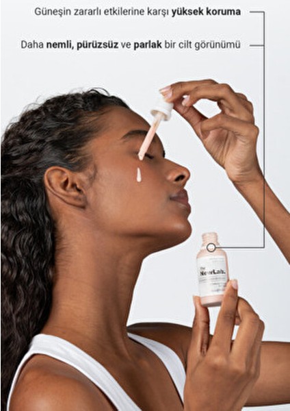 The NewLab Güneş Koruyucu SPF50 Sun Drops Serum Tüm Cilt Tipleri İçin 30 ml Nemlendirici