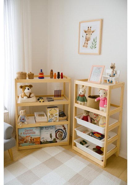Çok Amaçlı Oyuncak Dolap Seti