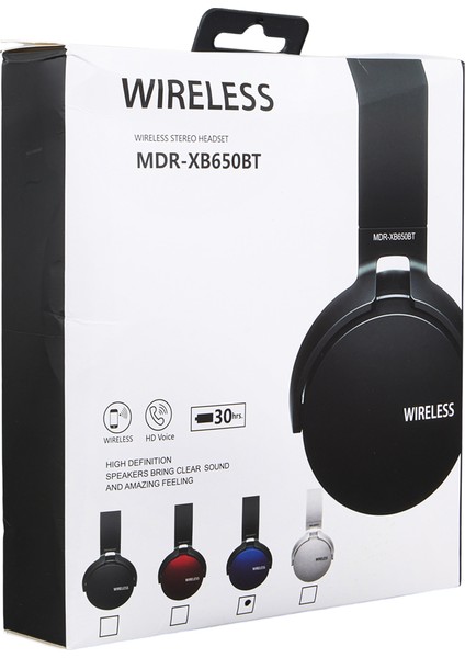 XB650BT Kablosuz Bluetooth Kulaküstü Kulaklık indirimleri