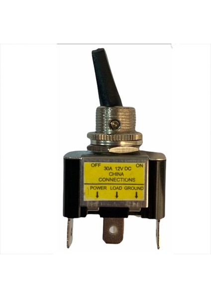IC-151B Işıklı 12 Volt Dc 30 Amper On-Off Toggle Switch (Seri 1)