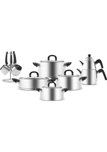 Power Steel 316+ Tokyo 15 Parça Çelik Çeyiz Seti