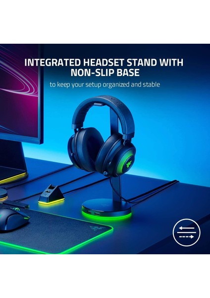 Base Station V2 Chroma - USB Hub'lı ve Rgb Aydınlatmalı Kulaklık Standı (7.1 Surround Sesli Us fırsatları